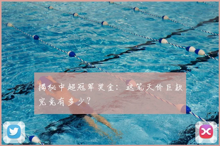 揭秘中超冠军奖金:这笔天价巨款究竟有多少?